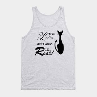 Cat, Motivational Quote, Sassy Quote Tank Top